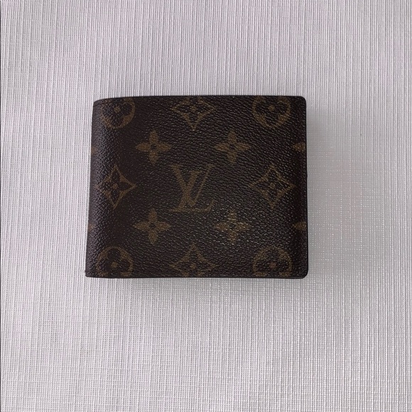 Louis Vuitton, Bags, Louis Vuitton Marco Wallet Monogram Brown